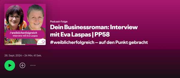 Dein Businessroman - Interview mit Eva Laspas (Podcast von Petra Polk)
